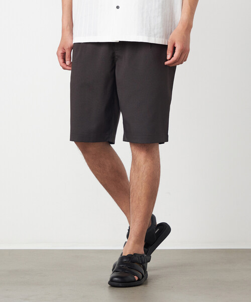 COMME CA ISM（コムサイズム）の「ポリエステルグレンチェックストレッチ ワンタックショートパンツ（その他パンツ・メンズ・ダークブラウン/グレー・MEDIUM/LARGE）」の10枚目の写真