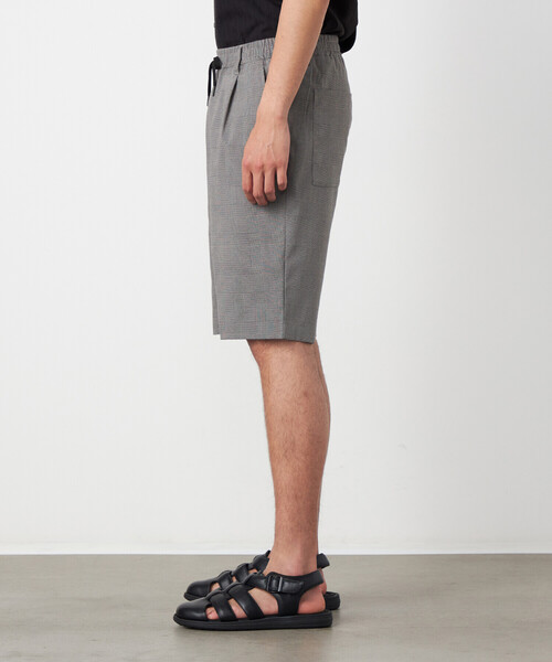 COMME CA ISM（コムサイズム）の「ポリエステルグレンチェックストレッチ ワンタックショートパンツ（その他パンツ・メンズ・ダークブラウン/グレー・MEDIUM/LARGE）」の12枚目の写真