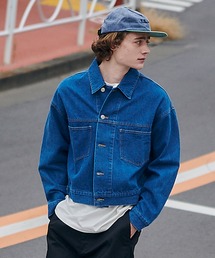 MAISON CLUB（メゾンクラブ）の「【MAISON CLUB】Boxy fit Denim Jacket　/　ボクシーフィットデニムジャケット　ショート丈　クロップド丈（デニムジャケット）」
