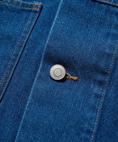 MAISON CLUB(メゾンクラブ)の「【MAISON CLUB】Boxy fit Denim Jacket / ボクシーフィットデニムジャケット ショート丈 クロップド丈(デニムジャケット・メンズ・ネイビー/ブラック/グレー/ブルー・L/M)」の20枚目の写真