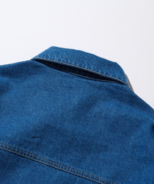 MAISON CLUB(メゾンクラブ)の「【MAISON CLUB】Boxy fit Denim Jacket / ボクシーフィットデニムジャケット ショート丈 クロップド丈(デニムジャケット・メンズ・ネイビー/ブラック/グレー/ブルー・L/M)」の22枚目の写真
