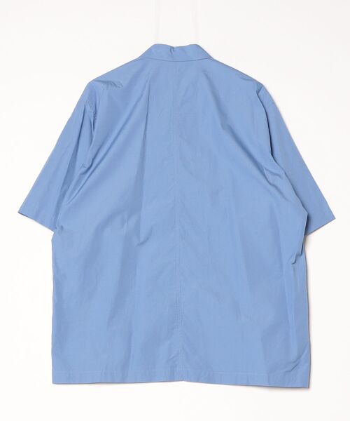 ATON（エイトン）の「ATON (エイトン) SUVIN BROAD | WASHED HALF SLEEVE SHIRT（シャツ/ブラウス・メンズ・ホワイト/その他18・4/6）」の3枚目の写真
