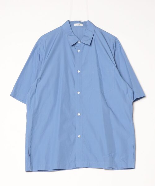 ATON (エイトン) SUVIN BROAD | WASHED HALF SLEEVE SHIRT（シャツ