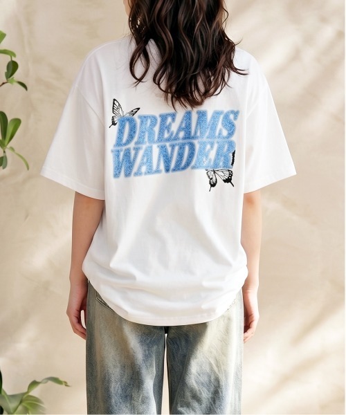 FUN(ファン)の「ラメハッポウT(Tシャツ/カットソー・レディース・ブラック/ブルー/ピンク・FREE)」の4枚目の写真