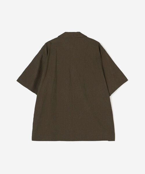 Kaptain Sunshine（キャプテン サンシャイン）の「KAPTAIN SUNSHINE | シルク 半袖スキッパーシャツ MEN（シャツ/ブラウス・メンズ・ブラウン/ブラック系その他・3/4）」の8枚目の写真