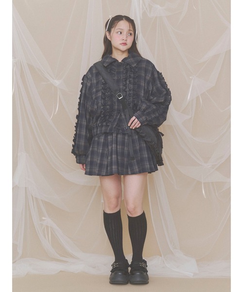 merry jenny（メリージェニー）の「ちょうちょキルトMA-1バッグ（ショルダーバッグ・レディース・アイボリー/ブラック/カーキ・FREE）」の11枚目の写真