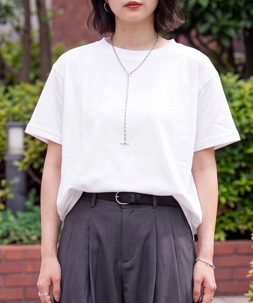 SELECT LEVERY(セレクトリベリー)の「接触冷感ドルマンドライタッチプルオーバー(Tシャツ/カットソー・レディース・ベージュ/チャコール/ブラック/オフホワイト・MEDIUM/LARGE)」の13枚目の写真