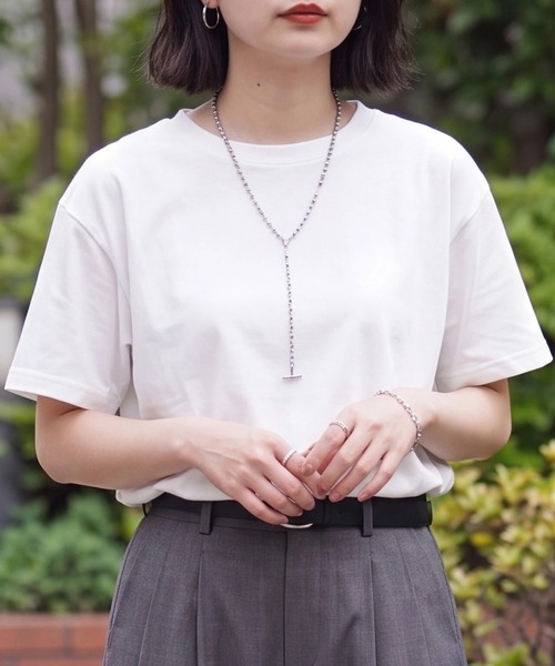 SELECT LEVERY(セレクトリベリー)の「接触冷感ドルマンドライタッチプルオーバー(Tシャツ/カットソー・レディース・ベージュ/チャコール/ブラック/オフホワイト・MEDIUM/LARGE)」の14枚目の写真