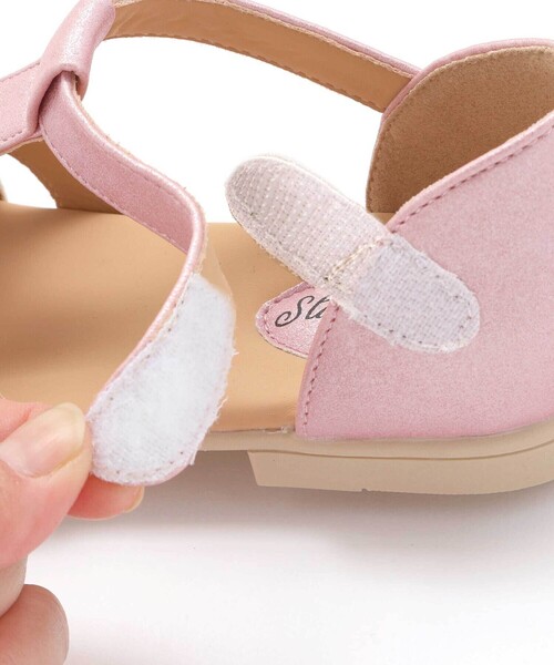 SLAP SLIP（スラップスリップ）の「お花イチゴシェル刺しゅうグルカサンダル(14~19cm)（サンダル・キッズ・ホワイト/ピンク/ブルー・17.0cm/14.0cm/15.0cm/16.0cm/18.0cm/19.0cm）」の16枚目の写真