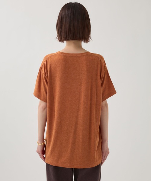 Russell Athletic(ラッセルアスレティック)の「【RUSSELL ATHLETIC】<別注>スラブロゴT(Tシャツ/カットソー・レディース・ブラック/オレンジ/ベージュ・フリー)」の4枚目の写真