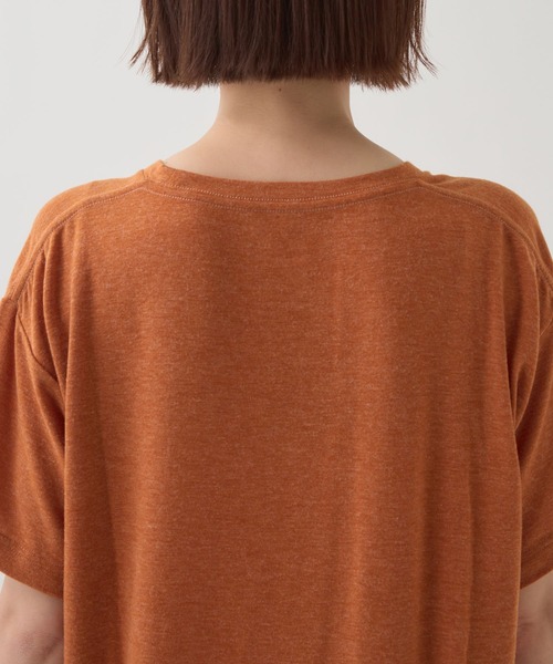 Russell Athletic(ラッセルアスレティック)の「【RUSSELL ATHLETIC】<別注>スラブロゴT(Tシャツ/カットソー・レディース・ブラック/オレンジ/ベージュ・フリー)」の6枚目の写真