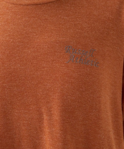 Russell Athletic(ラッセルアスレティック)の「【RUSSELL ATHLETIC】<別注>スラブロゴT(Tシャツ/カットソー・レディース・ブラック/オレンジ/ベージュ・フリー)」の9枚目の写真