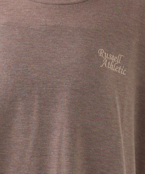 Russell Athletic(ラッセルアスレティック)の「【RUSSELL ATHLETIC】<別注>スラブロゴT(Tシャツ/カットソー・レディース・ブラック/オレンジ/ベージュ・フリー)」の10枚目の写真