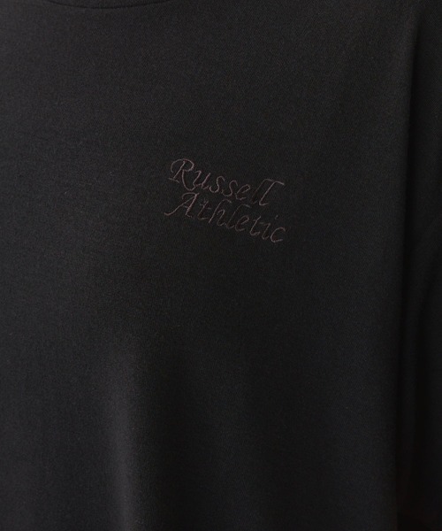 Russell Athletic(ラッセルアスレティック)の「【RUSSELL ATHLETIC】<別注>スラブロゴT(Tシャツ/カットソー・レディース・ブラック/オレンジ/ベージュ・フリー)」の11枚目の写真
