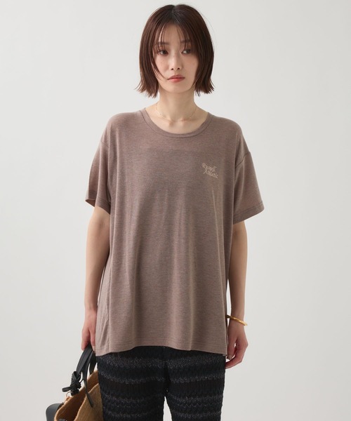 Russell Athletic(ラッセルアスレティック)の「【RUSSELL ATHLETIC】<別注>スラブロゴT(Tシャツ/カットソー・レディース・ブラック/オレンジ/ベージュ・フリー)」の12枚目の写真