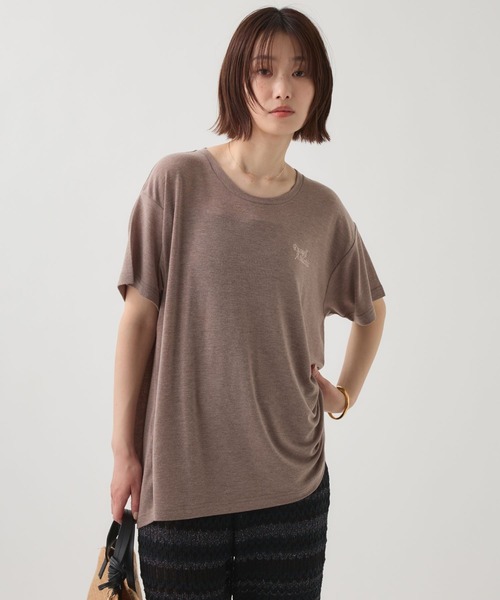 Russell Athletic(ラッセルアスレティック)の「【RUSSELL ATHLETIC】<別注>スラブロゴT(Tシャツ/カットソー・レディース・ブラック/オレンジ/ベージュ・フリー)」の13枚目の写真