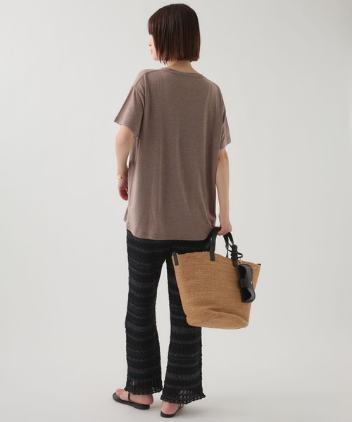 Russell Athletic(ラッセルアスレティック)の「【RUSSELL ATHLETIC】<別注>スラブロゴT(Tシャツ/カットソー・レディース・ブラック/オレンジ/ベージュ・フリー)」の19枚目の写真