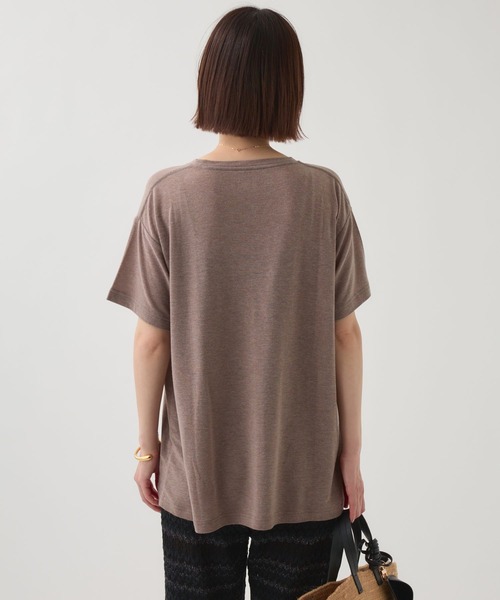 Russell Athletic(ラッセルアスレティック)の「【RUSSELL ATHLETIC】<別注>スラブロゴT(Tシャツ/カットソー・レディース・ブラック/オレンジ/ベージュ・フリー)」の15枚目の写真