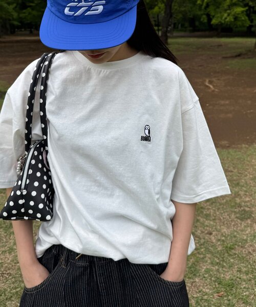 CIAOPANIC(チャオパニック)の「【BIRDMANIA/バードマニア】アソートバードTEE(Tシャツ/カットソー・レディース・ネイビー/ホワイト/チャコールグレー・FREE)」の5枚目の写真