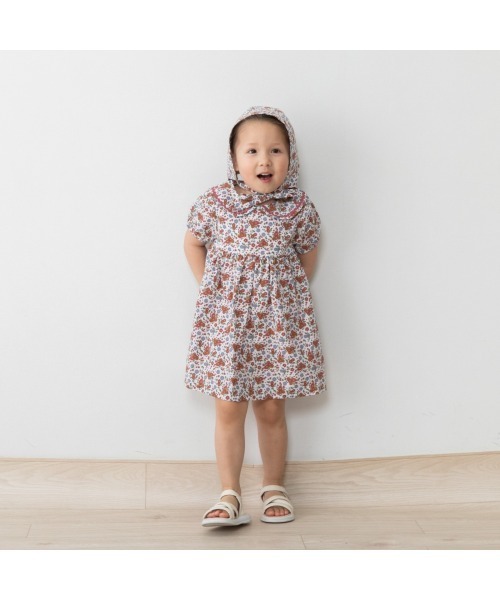 セール】【5/8(金)発売】FirstCloset×mioさん 半袖ワンピース 花柄