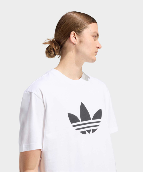 adidas(アディダス)の「【adidas Originals/ アディダス オリジナルス】 TREFOIL T-SHIRT/トレフォイル Tシャツ/ユニセックス/WH294(Tシャツ/カットソー・メンズ・ホワイト/ブラック・M/XL/L)」の4枚目の写真