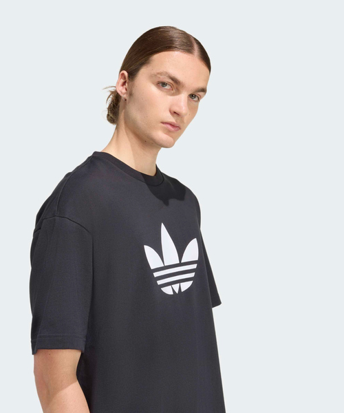 adidas(アディダス)の「【adidas Originals/ アディダス オリジナルス】 TREFOIL T-SHIRT/トレフォイル Tシャツ/ユニセックス/WH294(Tシャツ/カットソー・メンズ・ホワイト/ブラック・M/XL/L)」の7枚目の写真