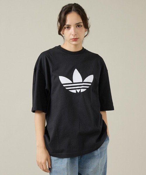 adidas(アディダス)の「【adidas Originals/ アディダス オリジナルス】 TREFOIL T-SHIRT/トレフォイル Tシャツ/ユニセックス/WH294(Tシャツ/カットソー・メンズ・ホワイト/ブラック・M/XL/L)」の2枚目の写真