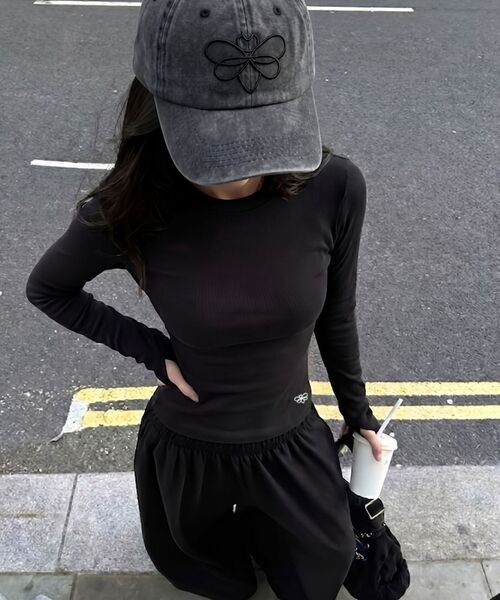 ABEEHUMS(アビハムズ)の「ビビソフトスリム長袖Tシャツ ABH355-101 ホワイト(Tシャツ/カットソー・レディース・その他・MEDIUM/LARGE/SMALL)」の18枚目の写真