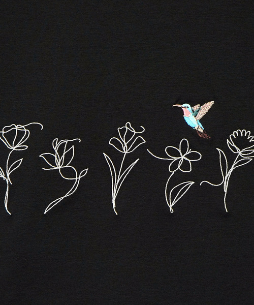 Ammie（アミー）の「ルーズフィット 刺繍 ドローコード 接触冷感 Tシャツ 短丈 サイズ調整可能（Tシャツ/カットソー・メンズ・ブラック系その他2/ブラック系3/ブラック系2/ホワイト系その他2/ホワイト系その他3/ブラック系その他3・M/L）」の14枚目の写真