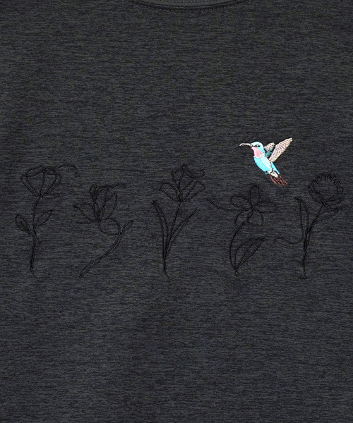 Ammie（アミー）の「ルーズフィット 刺繍 ドローコード 接触冷感 Tシャツ 短丈 サイズ調整可能（Tシャツ/カットソー・メンズ・ブラック系その他2/ブラック系3/ブラック系2/ホワイト系その他2/ホワイト系その他3/ブラック系その他3・M/L）」の20枚目の写真