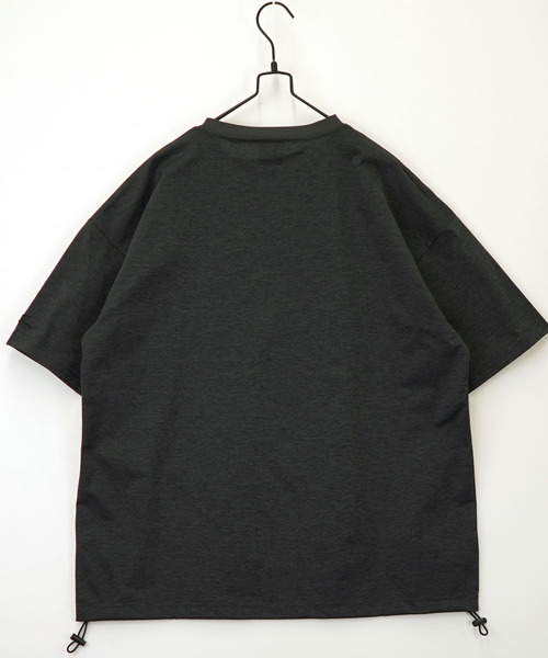 Ammie（アミー）の「ルーズフィット 刺繍 ドローコード 接触冷感 Tシャツ 短丈 サイズ調整可能（Tシャツ/カットソー・メンズ・ブラック系その他2/ブラック系3/ブラック系2/ホワイト系その他2/ホワイト系その他3/ブラック系その他3・M/L）」の21枚目の写真