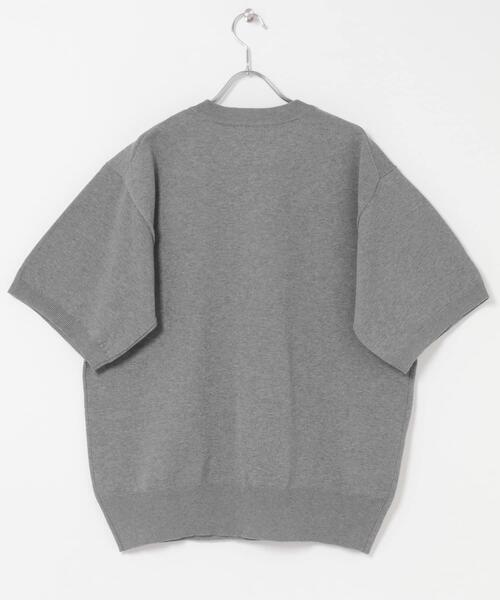 FORK&SPOON(フォークアンドスプーン)の「FORK&SPOON クルーネックニットTシャツ(ニット/セーター・メンズ・ネイビー/グレー・4/5)」の13枚目の写真