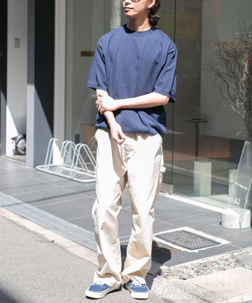 FORK&SPOON(フォークアンドスプーン)の「FORK&SPOON クルーネックニットTシャツ(ニット/セーター・メンズ・ネイビー/グレー・4/5)」の22枚目の写真