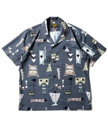 ［UNIVERD72/ユニバード］DRY ALOHA SHIRT / 総柄 アソート オープンカラー アロハシャツ / 開襟シャツ【UNISEX】