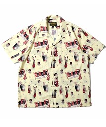 HOUSTON（ヒューストン）の「［UNIVERD72/ユニバード］DRY ALOHA SHIRT / 総柄 アソート オープンカラー アロハシャツ / 開襟シャツ【UNISEX】（シャツ/ブラウス）」