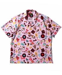 HOUSTON（ヒューストン）の「［UNIVERD72/ユニバード］DRY ALOHA SHIRT / 総柄 アソート オープンカラー アロハシャツ / 開襟シャツ【UNISEX】（シャツ/ブラウス）」