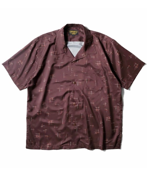 HOUSTON（ヒューストン）の「［UNIVERD72/ユニバード］DRY ALOHA SHIRT / 総柄 アソート オープンカラー アロハシャツ / 開襟シャツ【UNISEX】（シャツ/ブラウス・メンズ・ピンク/テラコッタ/ネイビー/ミント/ブラウン/パイソン/ゼブラ/ブラック系その他/サックスブルー/ブラック系その他2/ブラック/レオパード/ブラック系/ホワイト系3/ホワイト系/グリーン系2/レッド系1/ピンク系/イエロー系3/イエロー系1/サックスブルー系/ネイビー系2/グレー系/ブラック系3/ブラック系2/グリーン系/ブラック系1・M/XL/L）」の12枚目の写真