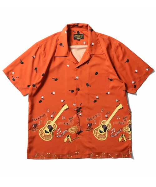HOUSTON（ヒューストン）の「［UNIVERD72/ユニバード］DRY ALOHA SHIRT / 総柄 アソート オープンカラー アロハシャツ / 開襟シャツ【UNISEX】（シャツ/ブラウス・メンズ・ピンク/テラコッタ/ネイビー/ミント/ブラウン/パイソン/ゼブラ/ブラック系その他/サックスブルー/ブラック系その他2/ブラック/レオパード/ブラック系/ホワイト系3/ホワイト系/グリーン系2/レッド系1/ピンク系/イエロー系3/イエロー系1/サックスブルー系/ネイビー系2/グレー系/ブラック系3/ブラック系2/グリーン系/ブラック系1・M/XL/L）」の13枚目の写真