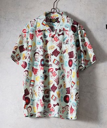 HOUSTON（ヒューストン）の「［UNIVERD72/ユニバード］DRY ALOHA SHIRT / 総柄 アソート オープンカラー アロハシャツ / 開襟シャツ【UNISEX】（シャツ/ブラウス）」