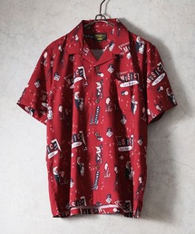 HOUSTON（ヒューストン）の「［UNIVERD72/ユニバード］DRY ALOHA SHIRT / 総柄 アソート オープンカラー アロハシャツ / 開襟シャツ【UNISEX】（シャツ/ブラウス）」
