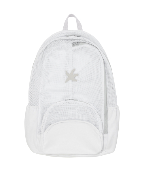THECOLDESTMOMENT(ザコールデストモーメント)の「TCM ice mesh backpack (white)(バックパック/リュック・レディース・その他・OS)」の1枚目の写真