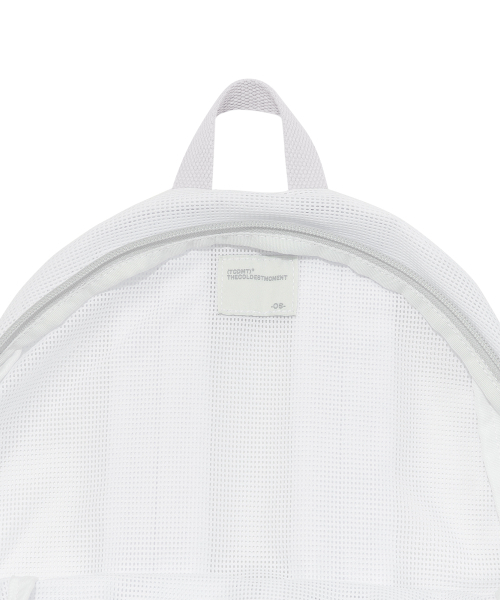 THECOLDESTMOMENT(ザコールデストモーメント)の「TCM ice mesh backpack (white)(バックパック/リュック・レディース・その他・OS)」の2枚目の写真