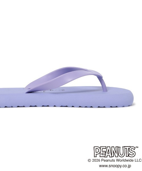 PEANUTS（ピーナッツ）の「PEANUTS ピーナッツ TRPN ビーチサンダル PU（サンダル・メンズ・パープル・18-19/20-21/22-23/24-25/26-27）」の3枚目の写真