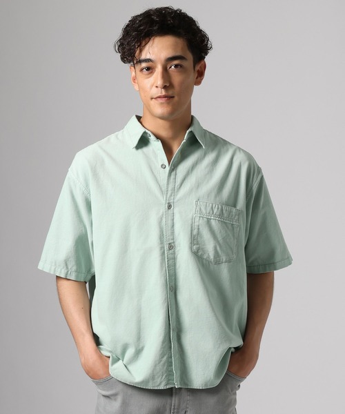 BAYFLOW(ベイフロー)の「サマーコーデュロイシャツ(シャツ/ブラウス・メンズ・カーキ/サックスブルー/チャコール・MEDIUM/LARGE)」の7枚目の写真