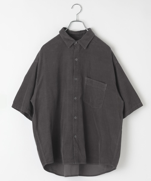 BAYFLOW(ベイフロー)の「サマーコーデュロイシャツ(シャツ/ブラウス・メンズ・カーキ/サックスブルー/チャコール・MEDIUM/LARGE)」の15枚目の写真