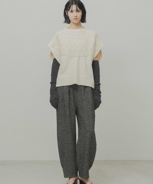 WHYTO.（ホワイト）の「「WHYTO. / ホワイト」nordic pattern knit vest（ニット/セーター・レディース・アイボリー/グレー/ブラック・FREE）」の11枚目の写真
