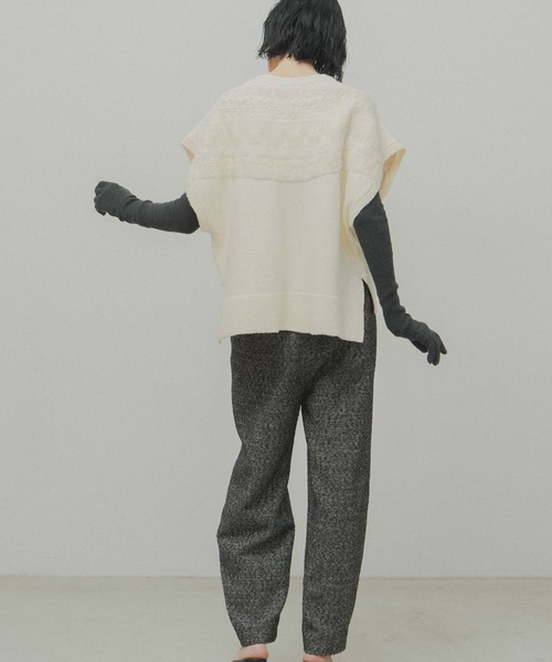 WHYTO.（ホワイト）の「「WHYTO. / ホワイト」nordic pattern knit vest（ニット/セーター・レディース・アイボリー/グレー/ブラック・FREE）」の13枚目の写真