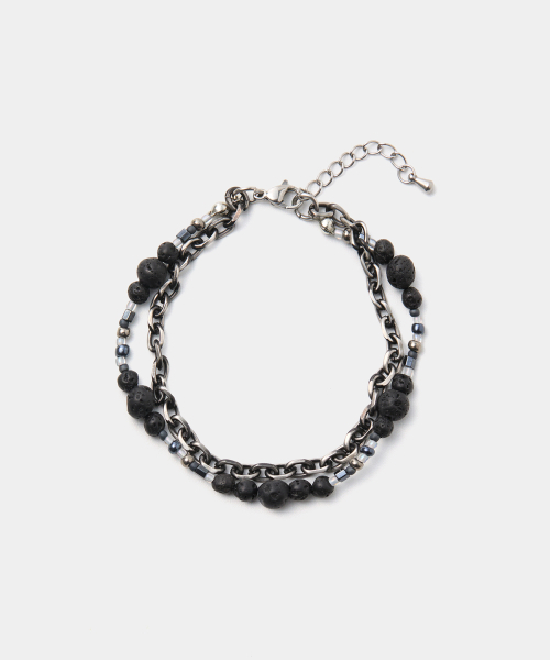 DNSR(ディーエヌエスアール)の「Layered Maison Bracelet(ブレスレット・メンズ・その他・OS)」の1枚目の写真