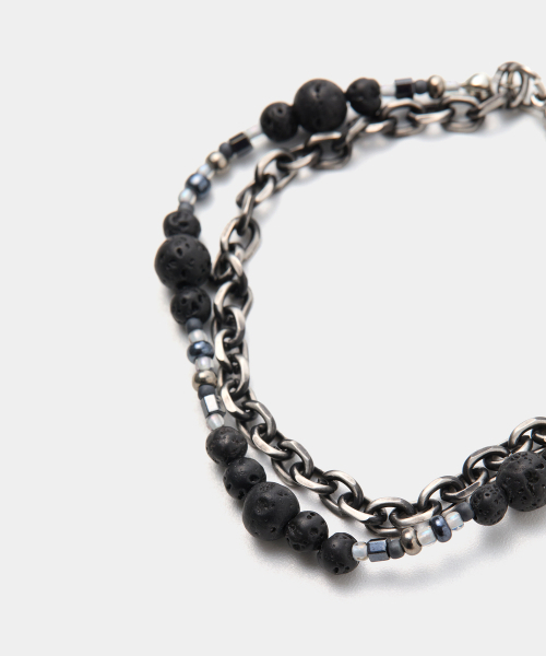 DNSR(ディーエヌエスアール)の「Layered Maison Bracelet(ブレスレット・メンズ・その他・OS)」の2枚目の写真