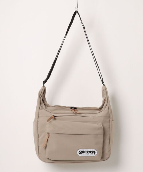 Scrap Book（スクラップブック）の「◆WEB + 京都店 限定展開◆【OUTDOOR PRODUCTS】BOAT SHOULDER（ショルダーバッグ・レディース・ベージュ/ブラック/グリーン/ブルー/オレンジ・FREE）」の2枚目の写真